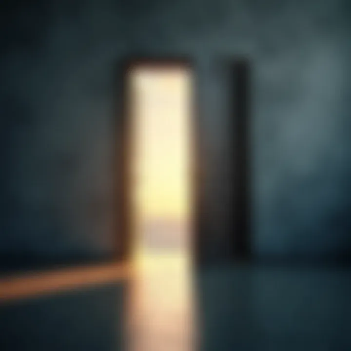 An open door symbolizing new opportunities ahead