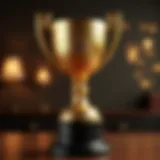 An award trophy symbolizing traditional professional recognition