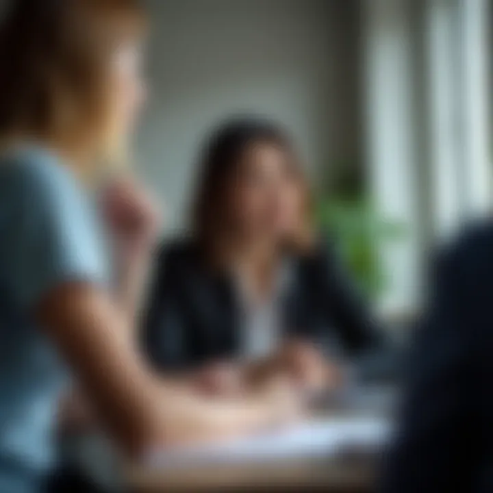 Employee engaging in a professional development workshop