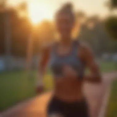 Importance of Physical Activity in Immune Fortification An individual engaging in physical activity to enhance immunity